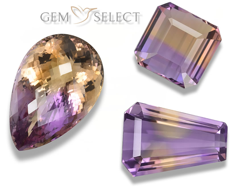 أحجار أميترين طبيعية من GemSelect - صورة كبيرة