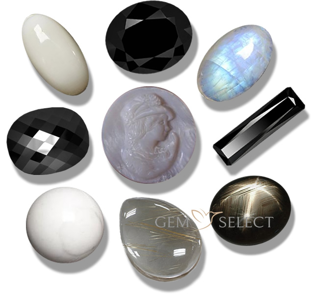 أحجار كريمة سوداء من GemSelect - صورة كبيرة