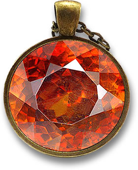 قلادة Sphalerite البرونزية