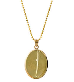قلادة عين القط Chrysoberyl