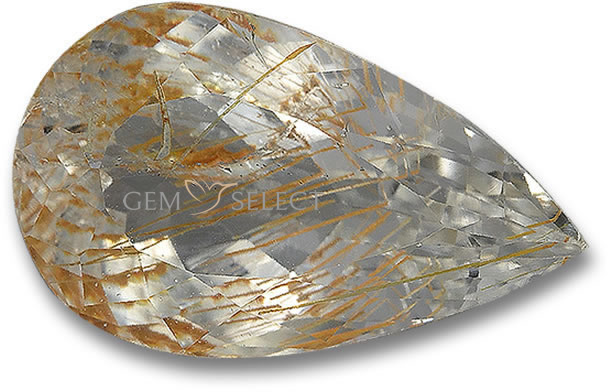 أحجار كريمة توباز روتيل من GemSelect - صورة كبيرة