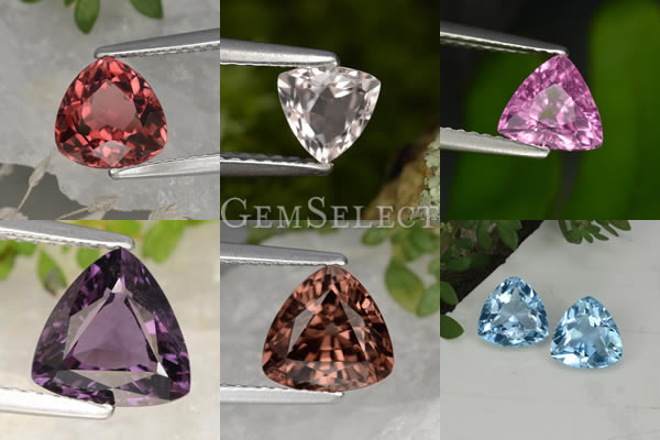 أحجار كريمة مقطوعة بشكل مثلث من GemSelect