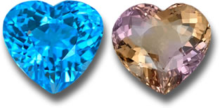أحجار كريمة على شكل قلب من GemSelect Heart Shaped Gems