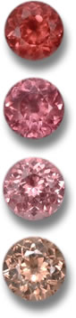 تسوق لعقيق المالايا Color Range of Malaya Garnet