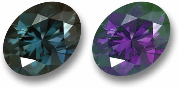 فضفاض تغيير اللون الياقوت للبيع