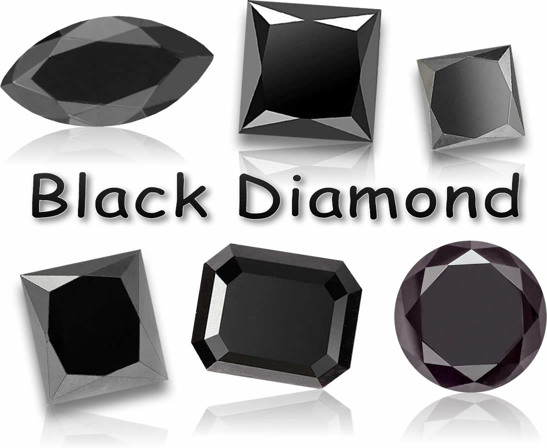 أحجار الماس الأسود المعتمدة من GemSelect