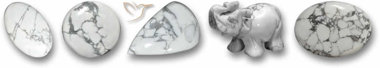 Howlite أحجار كريمة