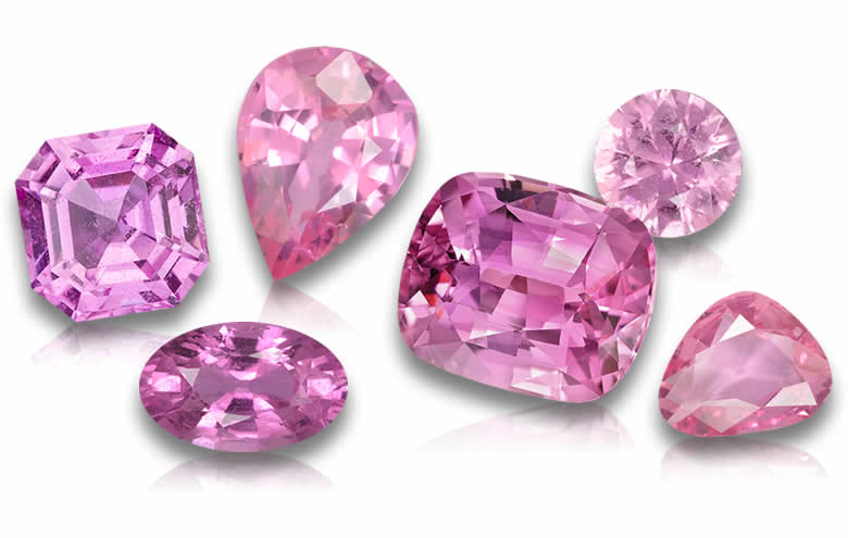 Pink Sapphires: Natural Pink Sapphire Gemstones for Jewelry, Loose Faceted and Cabochons, Wholesale Pink Sapphire