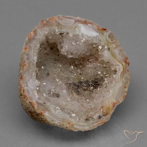 35.43ct طبيعي متعدد الألوان جيود عقيق, فانسى, غير شفاف