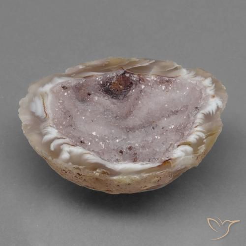 53.84ct طبيعي متعدد الألوان جيود عقيق, فانسى, غير شفاف