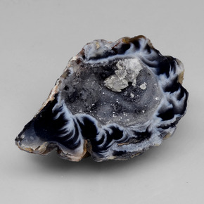 جيود عقيق متعدد الألوان طبيعي، شكل خيالي، 61.00 قيراط، غير شفاف