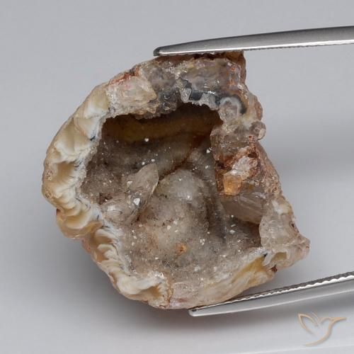 40.83ct طبيعي متعدد الألوان جيود عقيق, فانسى, غير شفاف