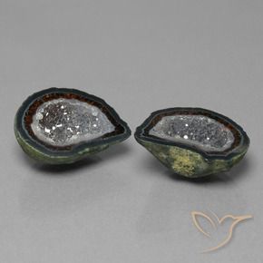 أحجار جيود عقيق متعدد الألوان طبيعية، شكل خيالي، غير شفاف، وزنها 30.09 قيراط