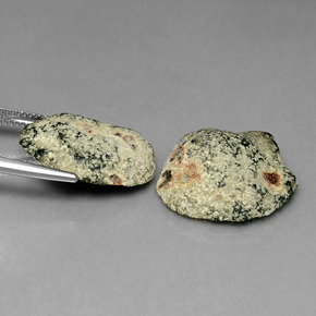 أحجار جيود عقيق متعدد الألوان طبيعية، شكل خيالي، غير شفاف، وزنها 17.88 قيراط