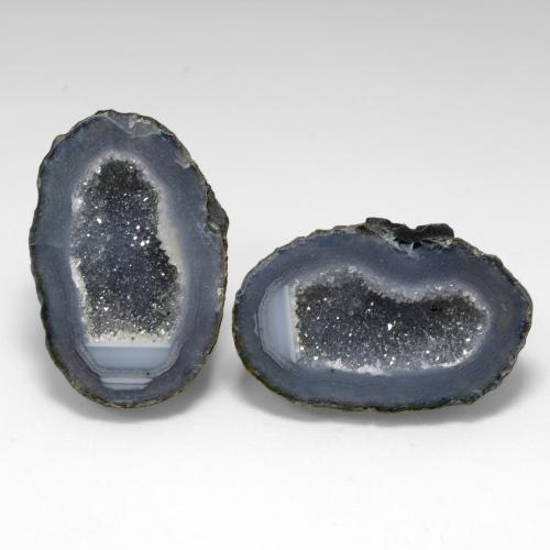 أحجار جيود عقيق متعدد الألوان طبيعية، شكل خيالي، غير شفاف، وزنها 22.51 قيراط