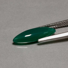 عقيق أخضر طبيعي، شفاف، 1.94 قيراط، شفاف / نصف شفاف