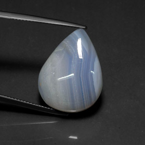 عقيق متعدد الألوان طبيعي، شفاف، 19.84 قيراط، شفاف / نصف شفاف