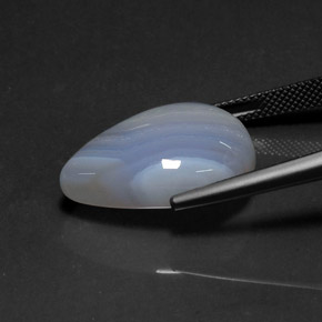 عقيق متعدد الألوان طبيعي، شفاف، 19.84 قيراط، شفاف / نصف شفاف