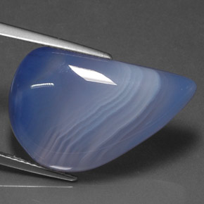 عقيق متعدد الألوان طبيعي، شفاف، 18.69 قيراط، شفاف / نصف شفاف