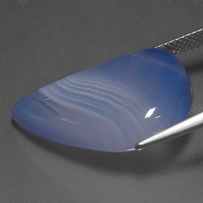 عقيق متعدد الألوان طبيعي، شفاف، 18.69 قيراط، شفاف / نصف شفاف