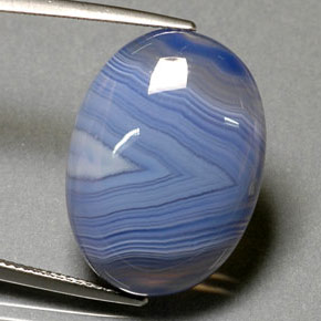 عقيق متعدد الألوان طبيعي، شفاف، 20.52 قيراط، شفاف / نصف شفاف