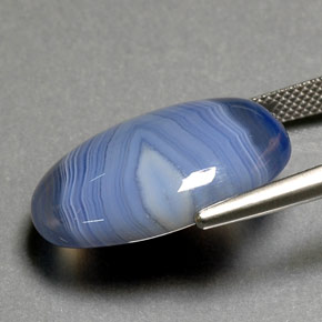 عقيق متعدد الألوان طبيعي، شفاف، 20.52 قيراط، شفاف / نصف شفاف