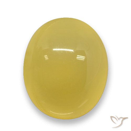 3.66ct طبيعي أصفر متوسط عقيق, بيضوي, نصف شفاف