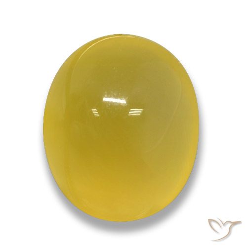 4.47ct طبيعي ذهبى مصفر عقيق, بيضوي, نصف شفاف