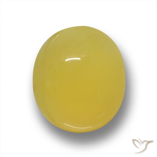 4.03ct طبيعي أصفر متوسط عقيق, بيضوي, نصف شفاف