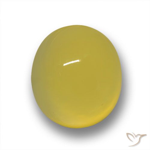 5.28ct طبيعي ذهبى مصفر عقيق, بيضوي, نصف شفاف