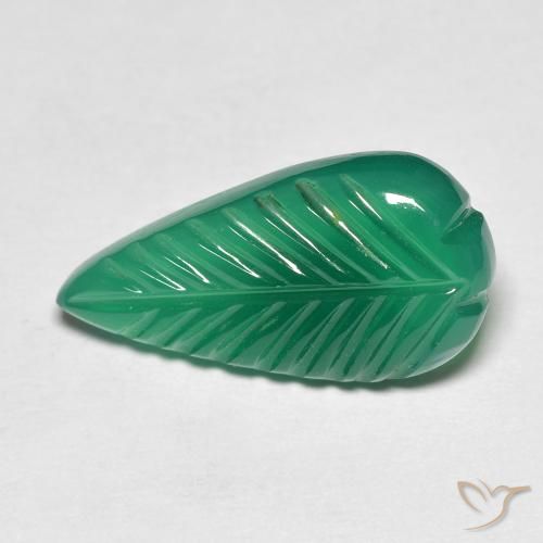 4.92ct طبيعي أخضر متوسط عقيق, فانسى, نصف شفاف