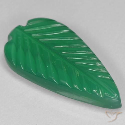 3.49ct طبيعي أخضر متوسط عقيق, فانسى, نصف شفاف, Photo A