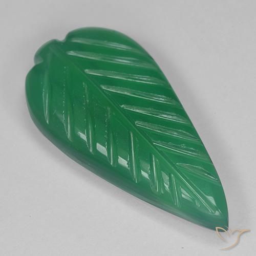 3.73ct طبيعي أخضر متوسط عقيق, فانسى, نصف شفاف