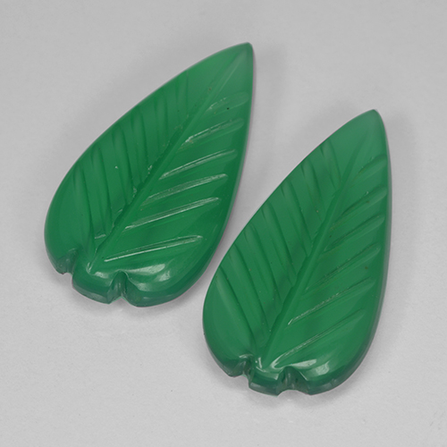 أحجار عقيق أخضر دافئ طبيعية، قص وردة، نصف شفاف، وزنها 5.74 قيراط