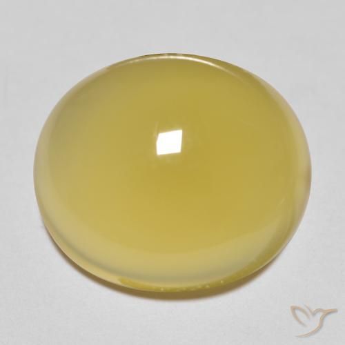 8.00ct طبيعي ذهبى فاتح عقيق, بيضوي, شفاف
