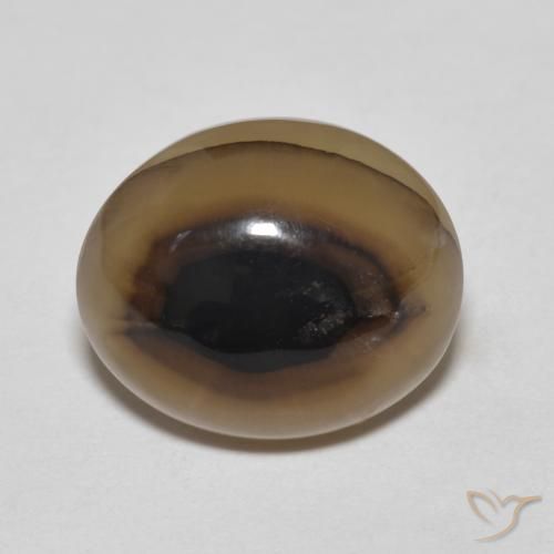 8.49ct طبيعي متعدد الألوان عقيق, بيضوي, نصف شفاف, Photo A