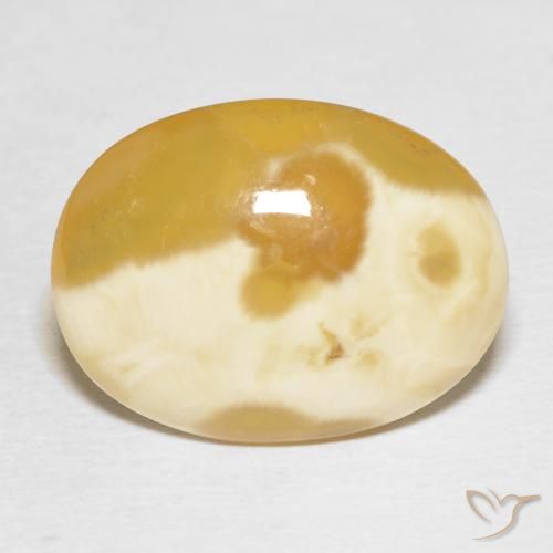 18.52ct طبيعي متعدد الألوان عقيق, بيضوي, غير شفاف