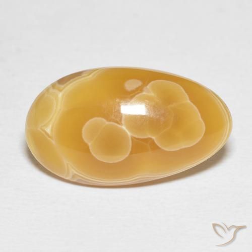 12.95ct طبيعي متعدد الألوان عقيق, بيضوي, غير شفاف, Photo A