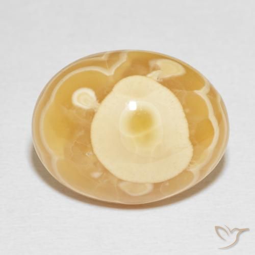 20.91ct طبيعي متعدد الألوان عقيق, بيضوي, غير شفاف