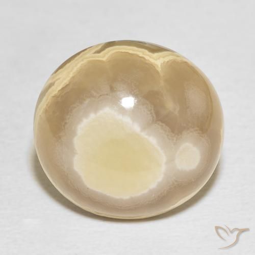 16.34ct طبيعي متعدد الألوان عقيق, بيضوي, غير شفاف, Photo A