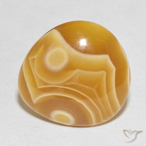 18.16ct طبيعي متعدد الألوان عقيق, شكل الكمثرى, غير شفاف