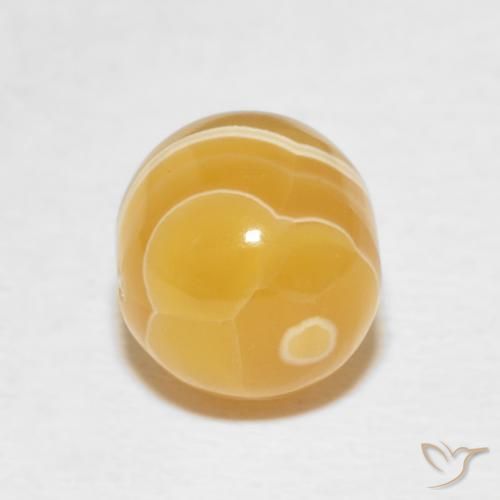 5.47ct طبيعي متعدد الألوان عقيق, جسم كروى / الكرة, غير شفاف