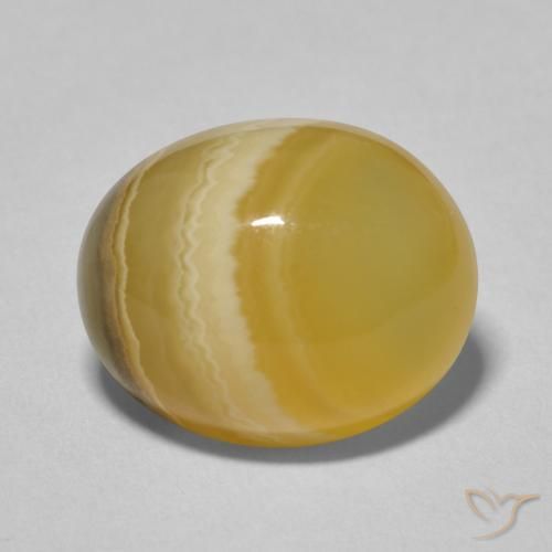 11.19ct طبيعي متعدد الألوان عقيق, بيضوي, غير شفاف