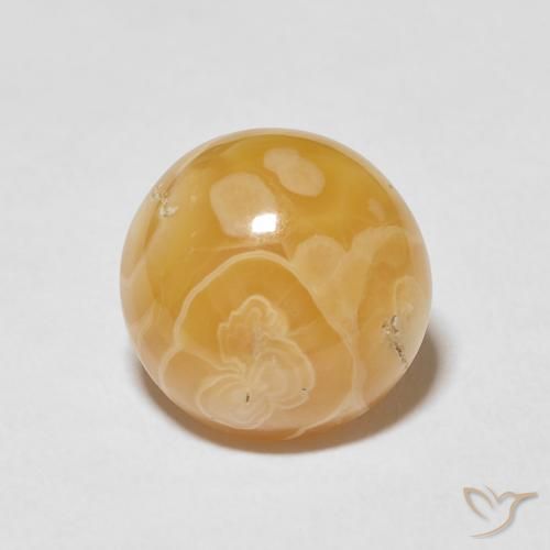 8.10ct طبيعي متعدد الألوان عقيق, دائري, غير شفاف