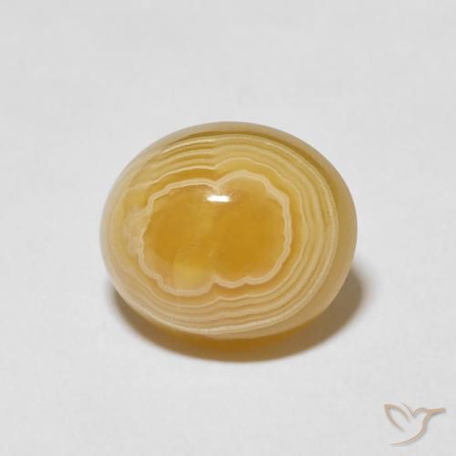 5.64ct طبيعي متعدد الألوان عقيق, بيضوي, غير شفاف, Photo A