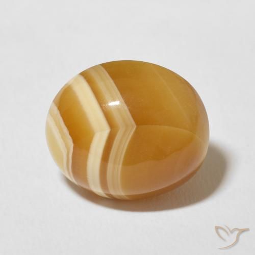 10.07ct طبيعي متعدد الألوان عقيق, بيضوي, غير شفاف