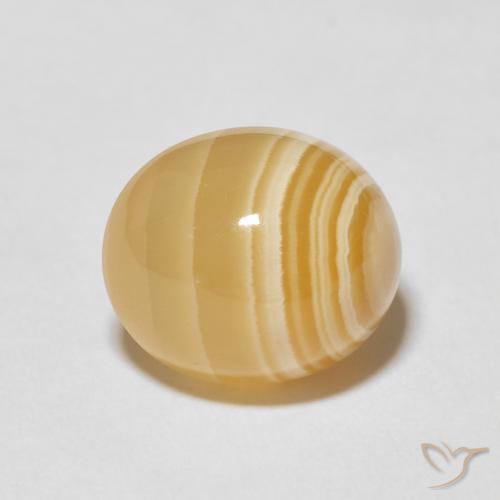 7.80ct طبيعي متعدد الألوان عقيق, بيضوي, غير شفاف