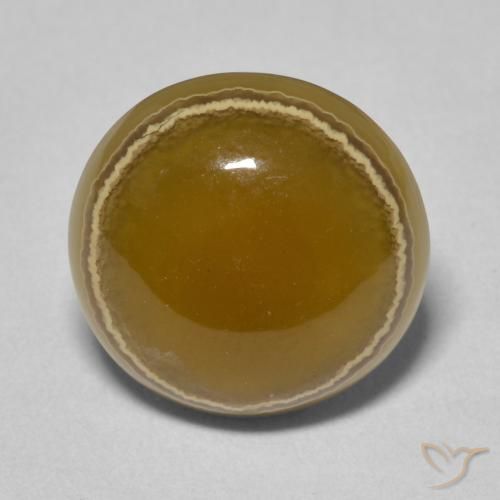 8.46ct طبيعي متعدد الألوان عقيق, دائري, غير شفاف
