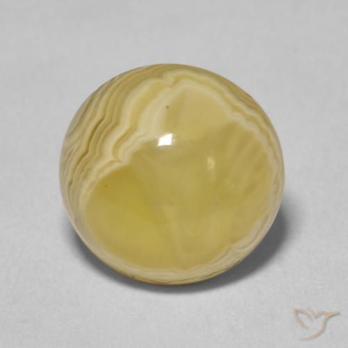 5.48ct طبيعي متعدد الألوان عقيق, دائري, غير شفاف