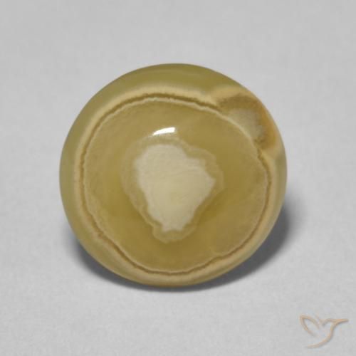4.76ct طبيعي متعدد الألوان عقيق, دائري, غير شفاف